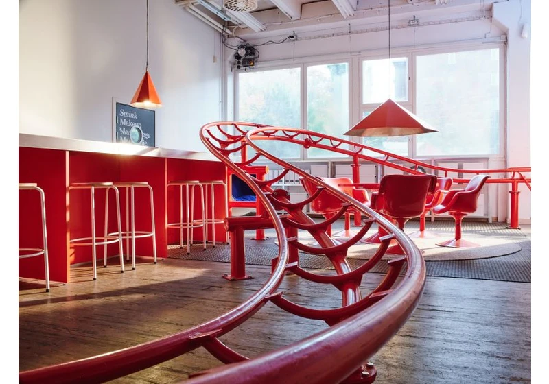 The Great Exhibition unveils the only office roller coaster in Stockholm