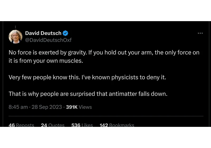 Gravity Is Not a Force