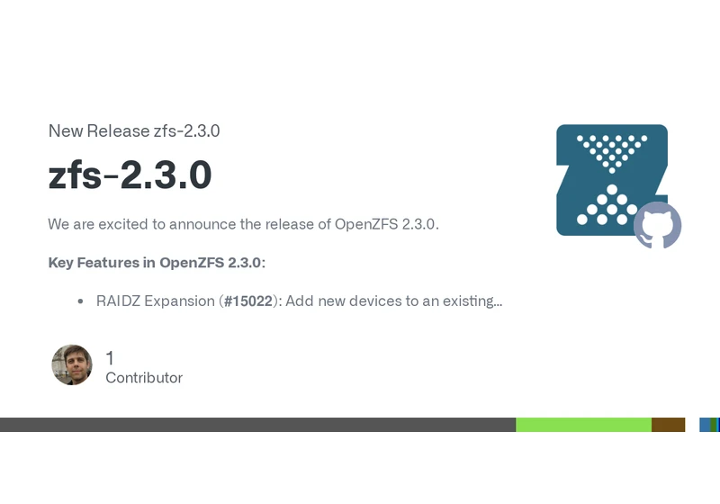 ZFS 2.3.0 released with ZFS raidz expansion