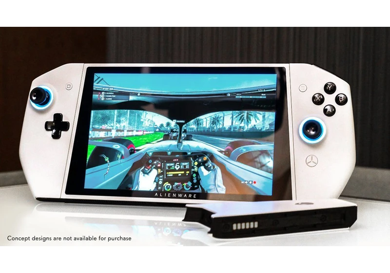 Missing from CES 2025: Dell was one of the first companies to show off a concept PC gaming handheld — Five years later, where is the Alienware UFO?
