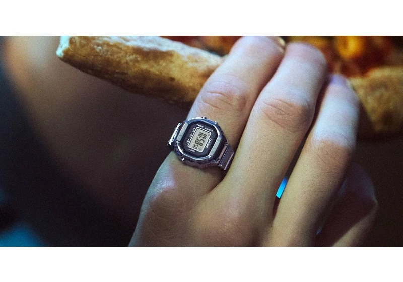 Casio has released a ring in the form of its iconic watch