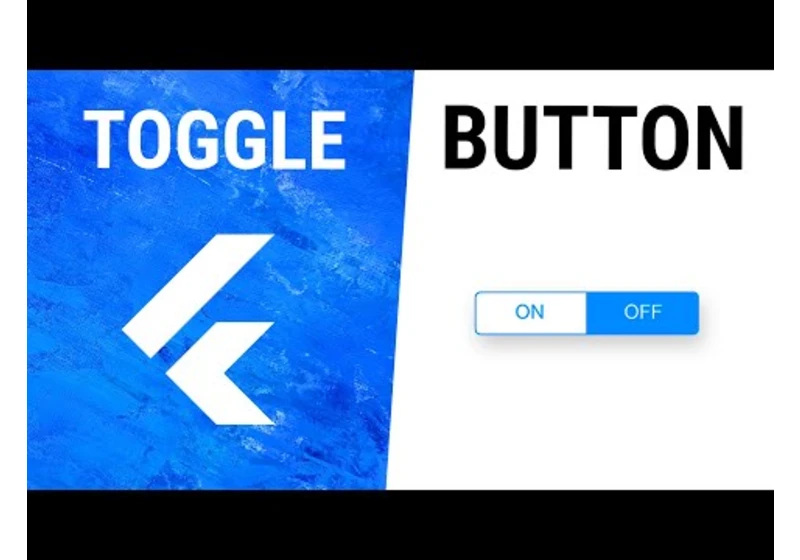 Flutter ToggleButtons Widget