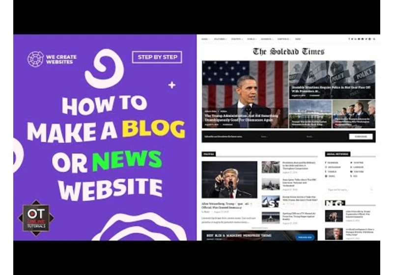 How To Make a Blog or News Website with WordPress - Step by Step - Quick & Easy!!