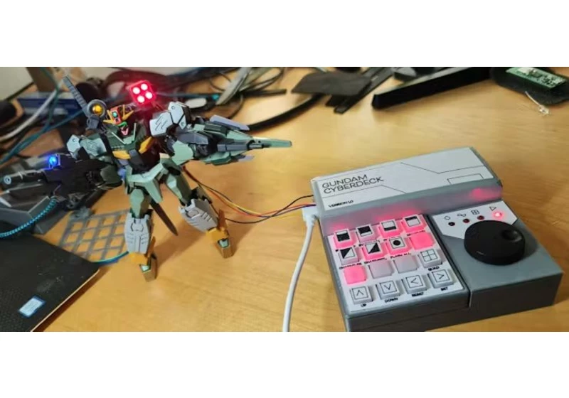  Raspberry Pi Pico brings Gundam to life with interactive LED light show 