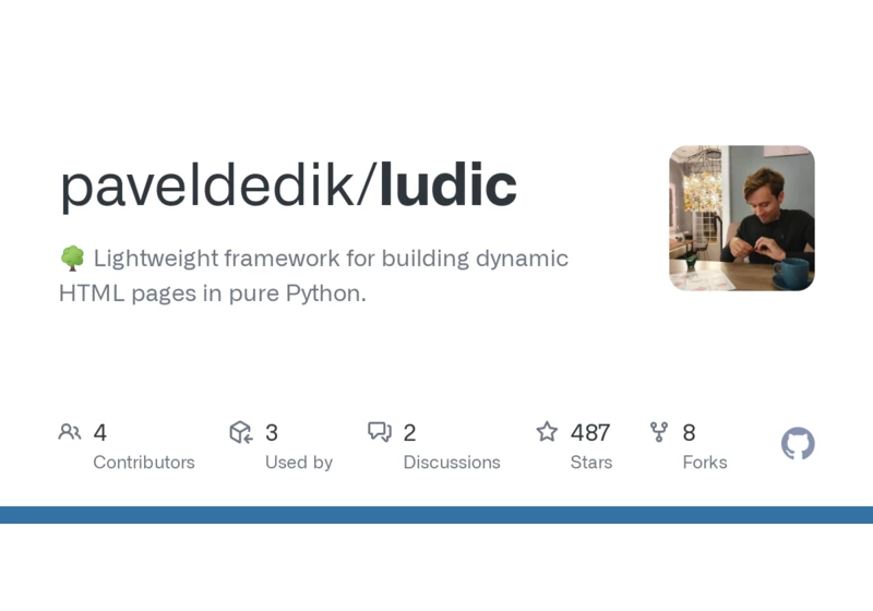 Ludic: New framework for Python with seamless Htmx support