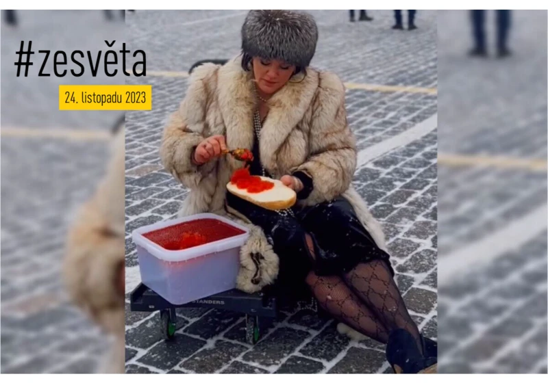 #zesvěta: Fotografování kaviáru na Rudém náměstí je zakázáno