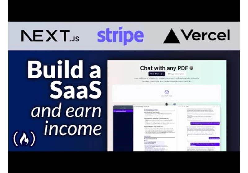 Build & Deploy AI SaaS with Reoccurring Revenue (Next.js, OpenAI, Stripe, Tailwind, Vercel)