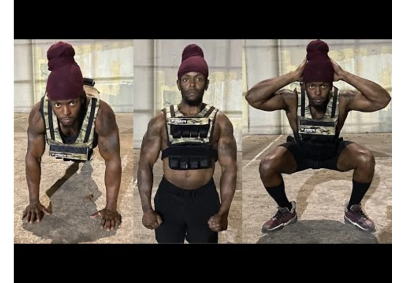 I Survived The 1000 Push Ups and 1000 Squats with a 45 Pound Vest Challenge | That's Good Money