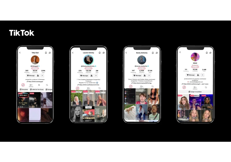 TikTok's latest feature will help songwriters show off their work