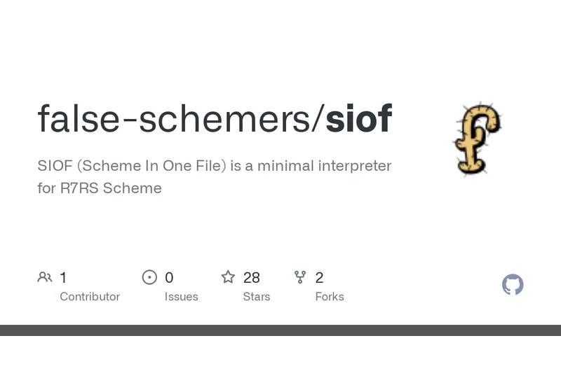SIOF (Scheme in One File) – A Minimal R7RS Scheme System
