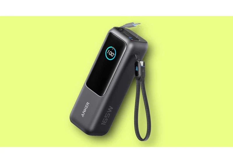 This super-fast Anker power bank with 2 built-in cables is 30% off