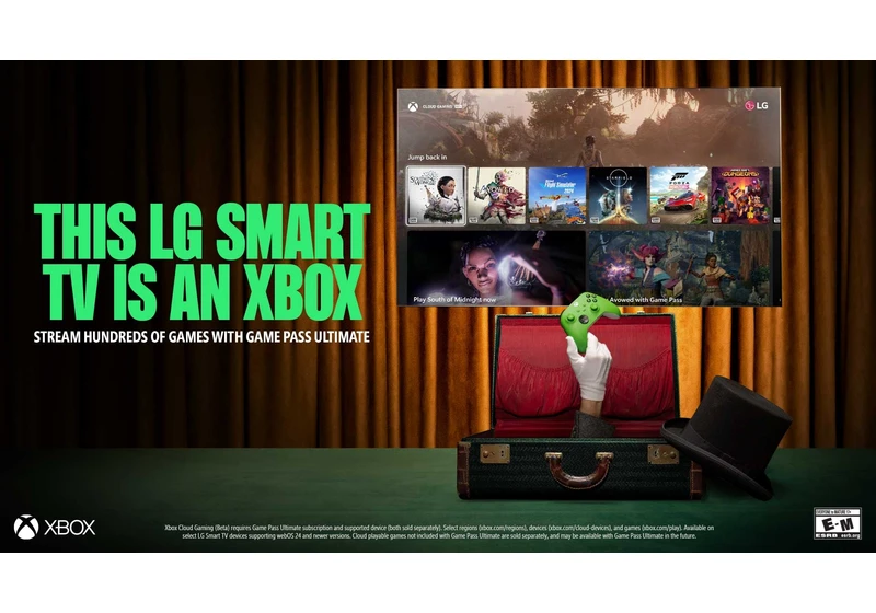 Xbox Cloud Gaming is now available on LG TVs, letting players stream games like The Elder Scrolls 4: Oblivion Remastered