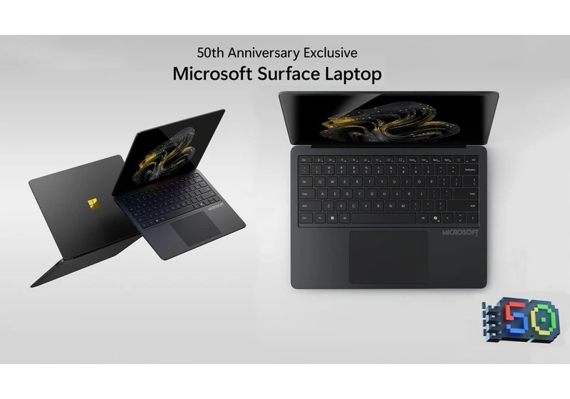 Microsoft made a stunning 50th-anniversary Surface Laptop. Here’s how to get one.