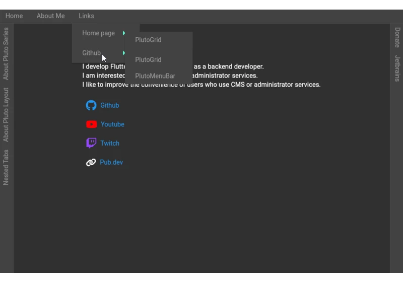 PlutoLayout Live Demo