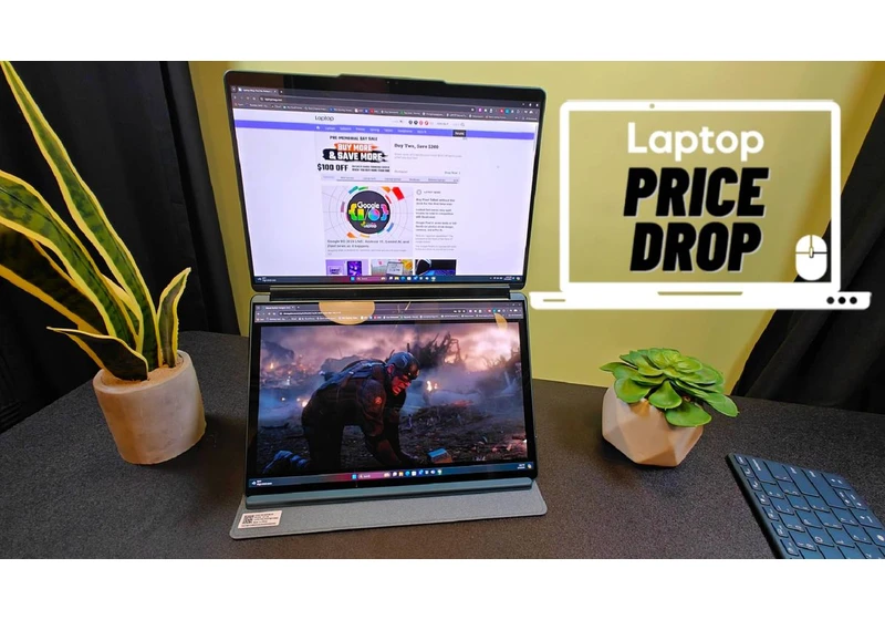 Early Lenovo Black Friday sale knocks $300 off the dual-screen Lenovo Yoga Book 9i