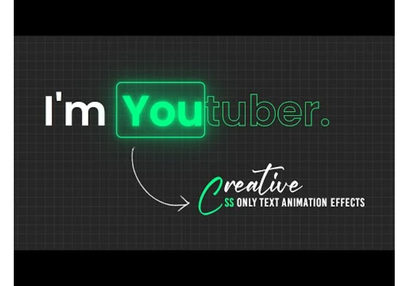 CSSTextEffectsAnimation