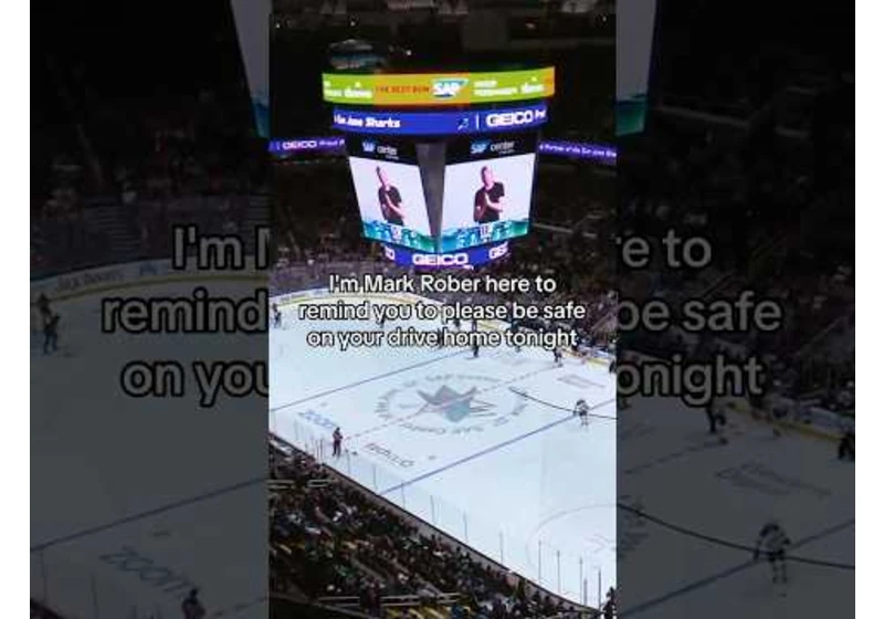 Public shaming at a Sharks game