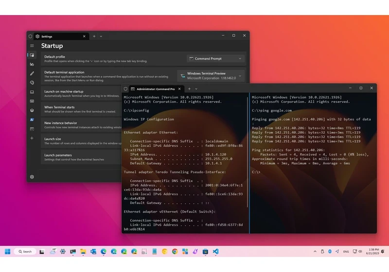 How to get started using Windows Terminal app on Windows 11