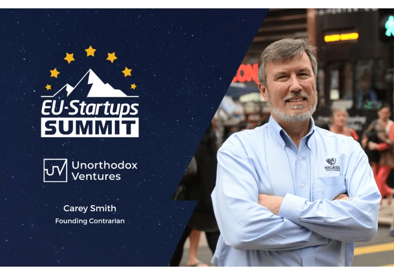 Carey Smith, Founding Contrarian, Unorthodox Ventures will speak at this year’s EU-Startups Summit!