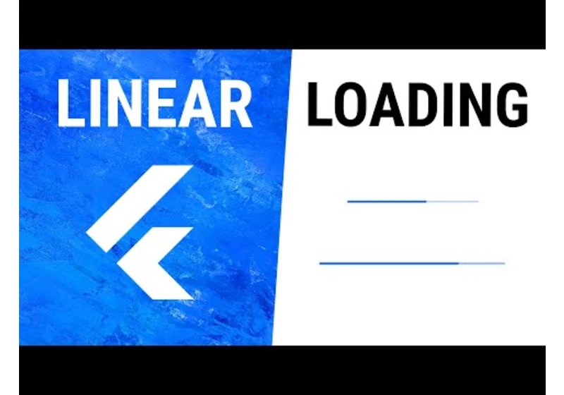 Flutter LinearProgressIndicator Widget