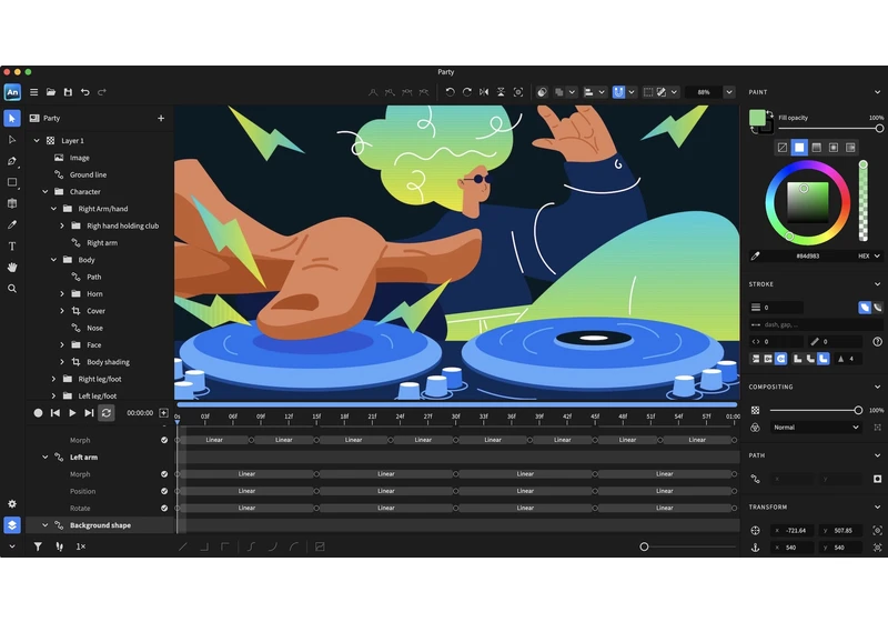 Show HN: SVG Animation Software