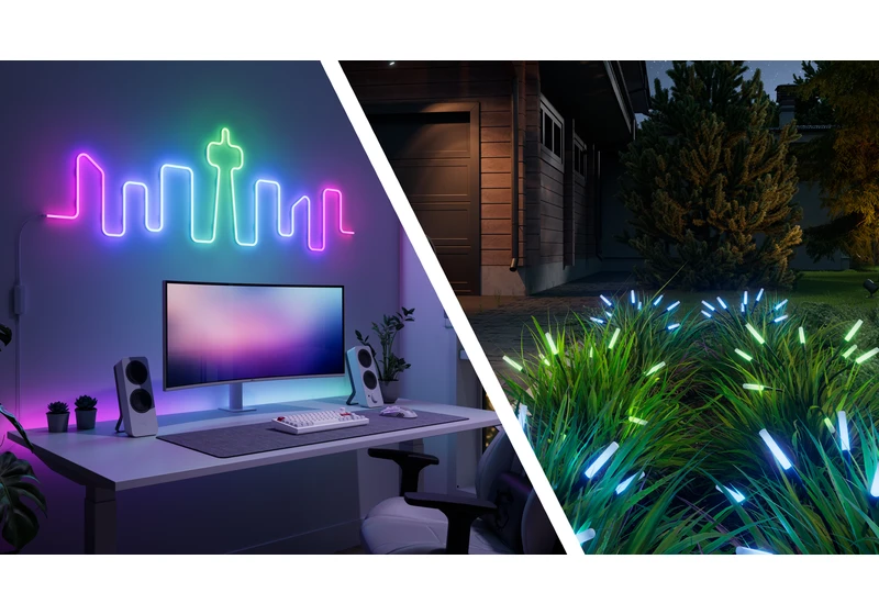  Nanoleaf's new indoor and outdoor smart lights are its funkiest designs to date 