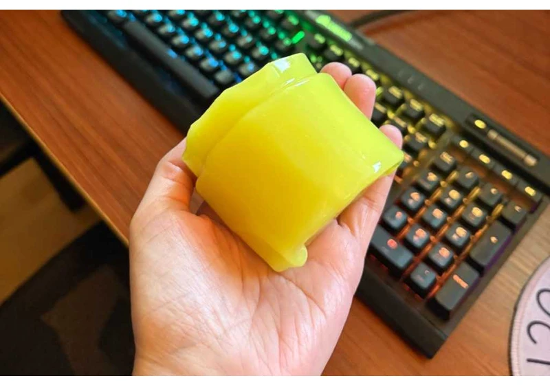 Sticky, squishy, satisfying: Meet the $10 slime that cleans my keyboard