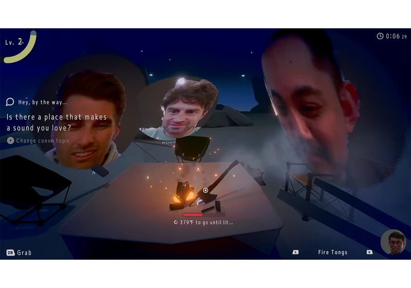 Chillin' by the Fire is a relaxing, co-op campfire sim that's out today on Nintendo Switch 2