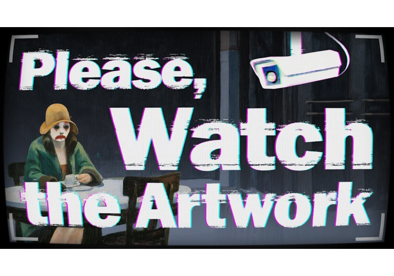Please, Watch the Artwork is a puzzle game with eerie paintings and a sad clown