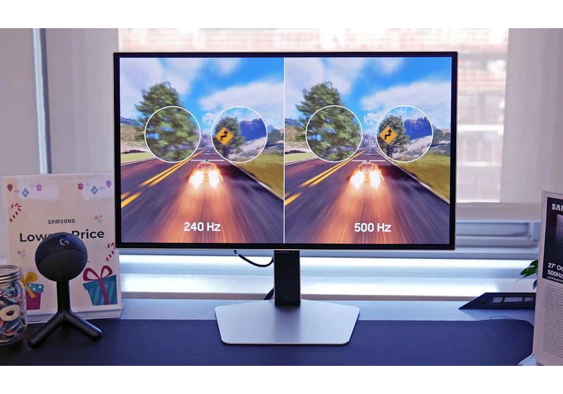 The Samsung Odyssey OLED G6 is the world's first 500Hz OLED gaming monitor