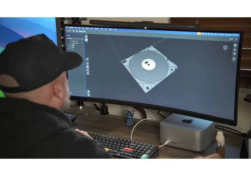 YouTuber recreates a floppy disk from scratch