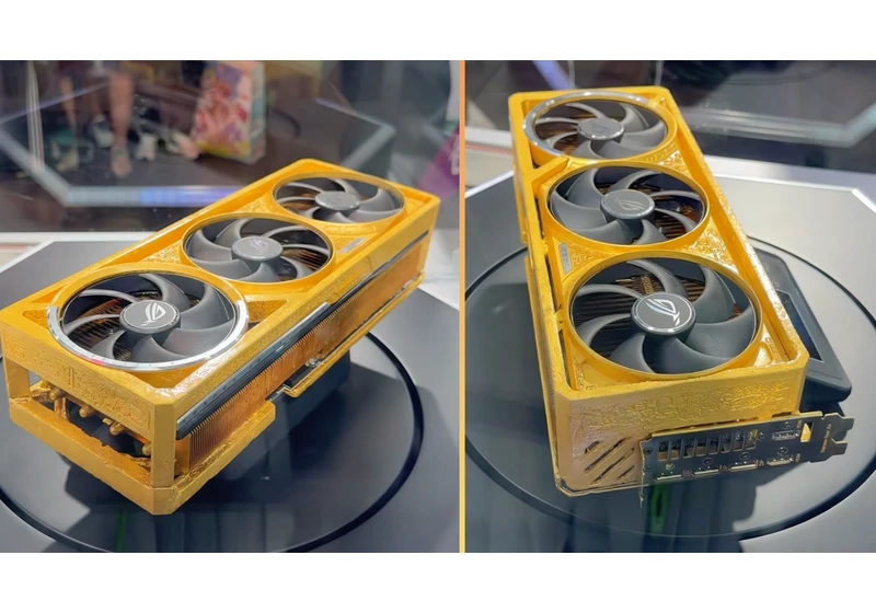 Asus just made an RTX 5090 with 11 lbs of real gold worth $500,000 — RTX 5090 ROG Astral Gold Edition is the most expensive GPU of all time