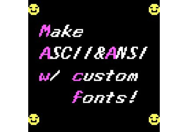 Show HN: MoebiusXBIN – ASCII and text-mode art editor with custom font support
