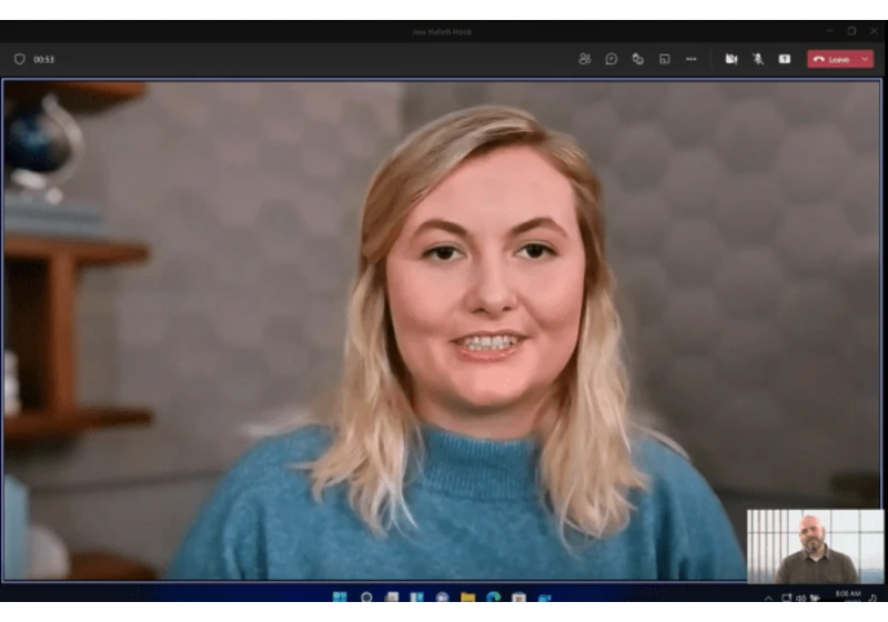Microsoft taps AI to make you look your best in video meetings