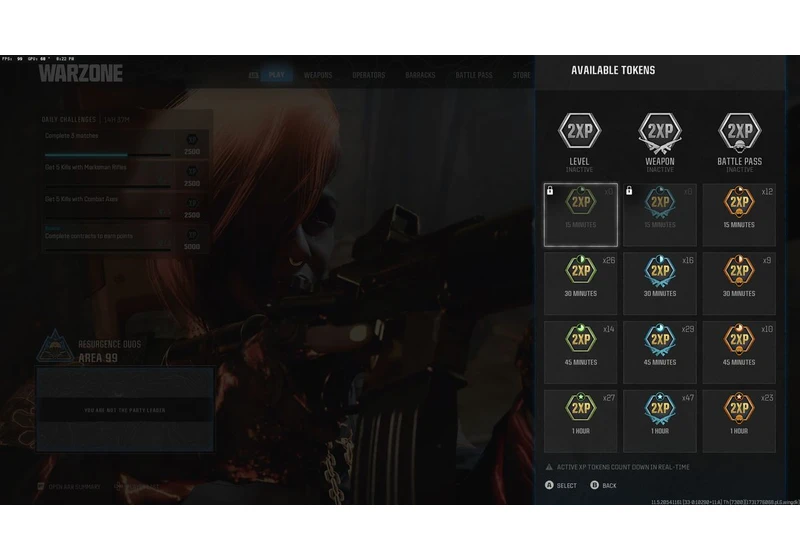 Call of Duty: Black Ops 6 made double XP tokens from previous games unusable, but Treyarch says that a fix is in the works
