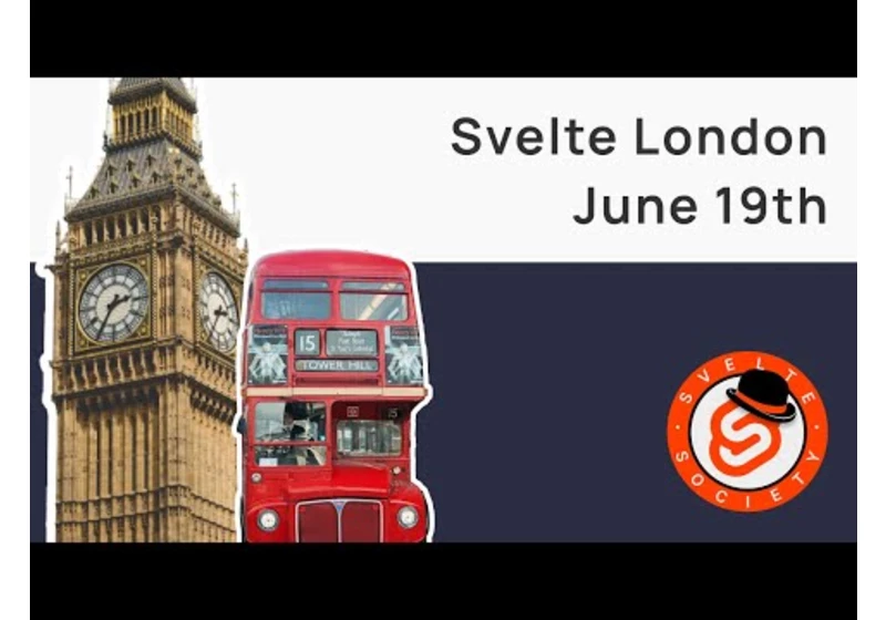 Svelte London - June 2024