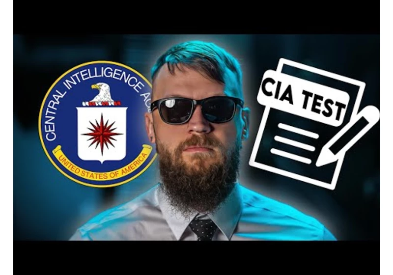 I Took the CIA Test.