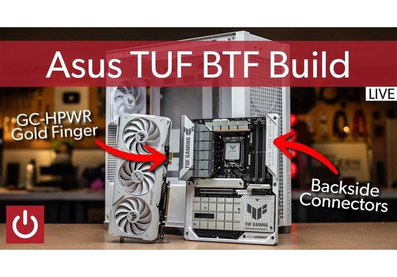 Watch PCWorld build an invisible-cable desktop with Asus BTF parts