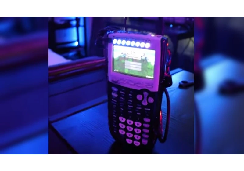 Raspberry Pi Turns Calculator Into Gaming Handheld