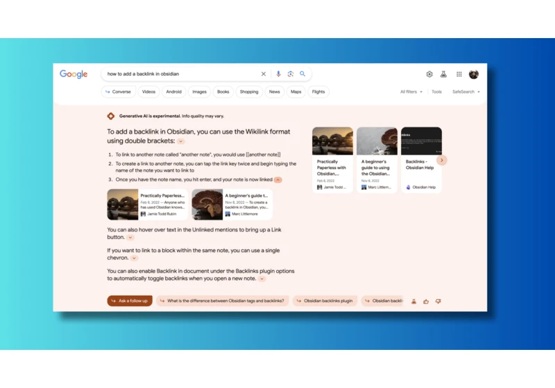 A tale of two snippets: What link attribution in SGE tells us about search