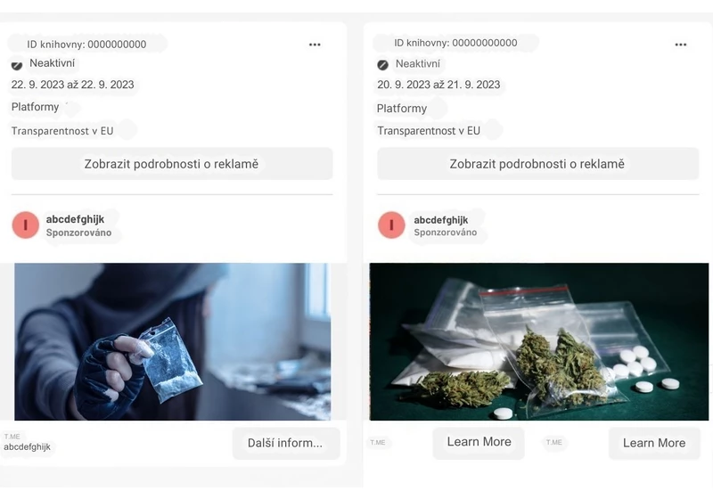 Obchodníci s drogami platí Metě za reklamu na sociálních sítích