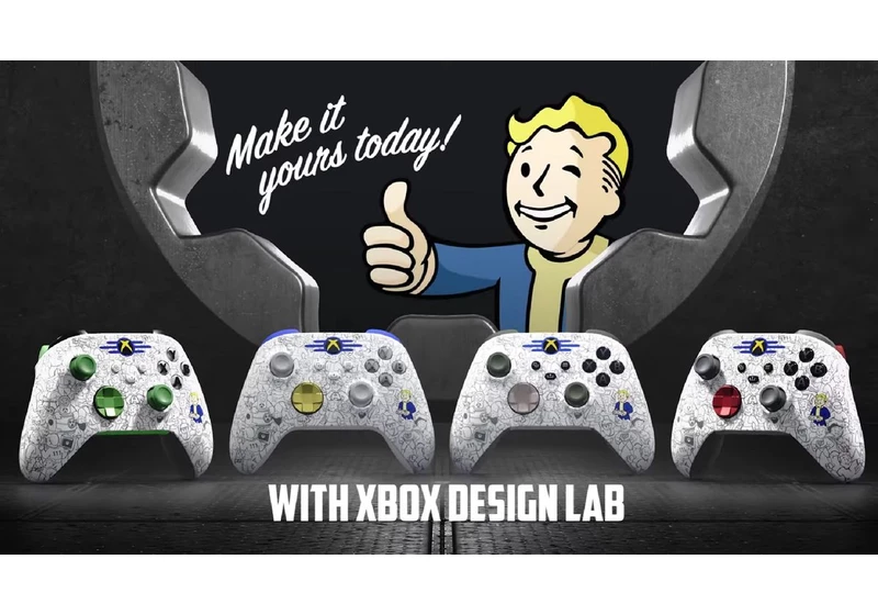  Xbox Design Lab gets Fallout-themed controller options ahead of the Fallout TV show 