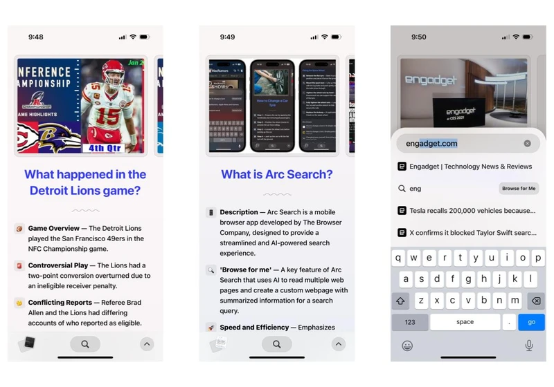 Arc browser comes to the iPhone as a stripped-down, AI-powered search tool