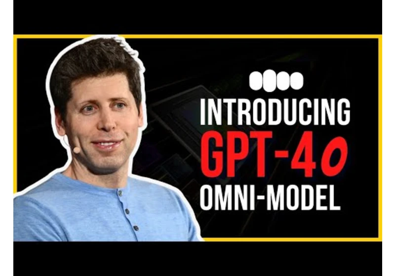 GPT-4o: OpenAI's NEW OMNI-MODEL Can DO it ALL