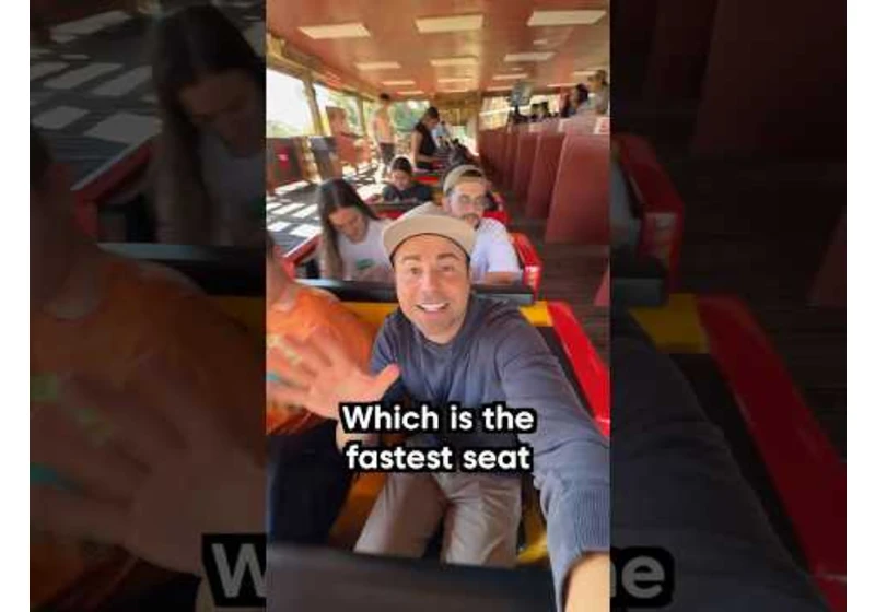 Which seat is faster the FRONT or BACK?