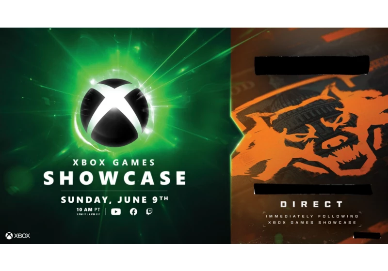  Microsoft has officially revealed its June 2024 Xbox Games Showcase, followed by [redacted] (probably Call of Duty) reveal 