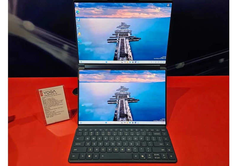 Lenovo’s dual-display Yoga Book gets even bigger