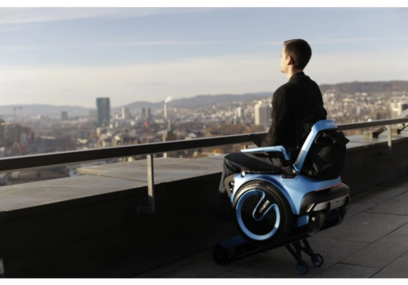 Swiss startup Scewo develops power wheelchair to help people with mobility issues climb stairs