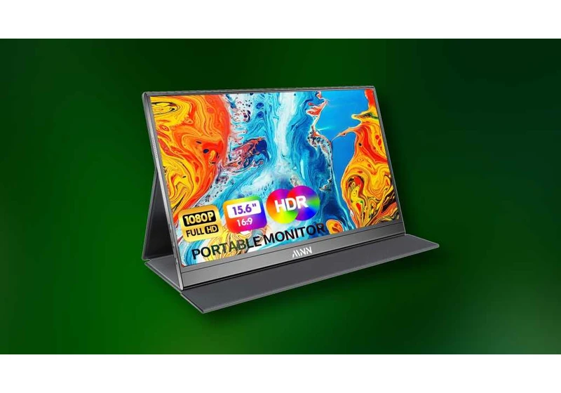 This ultra-thin 15.6-inch portable laptop monitor is at its lowest price