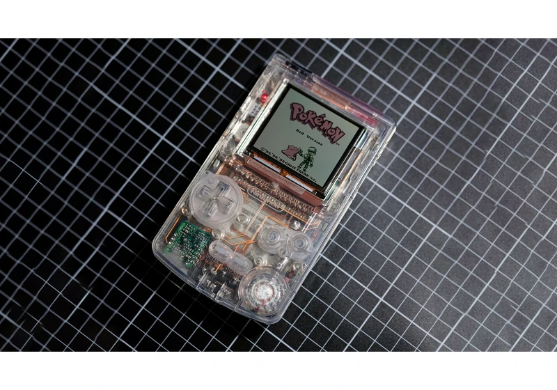 Self-taught modder builds completely transparent Game Boy Color circuit board that actually works — PCB looks stunning when matched with fully transparent shell
